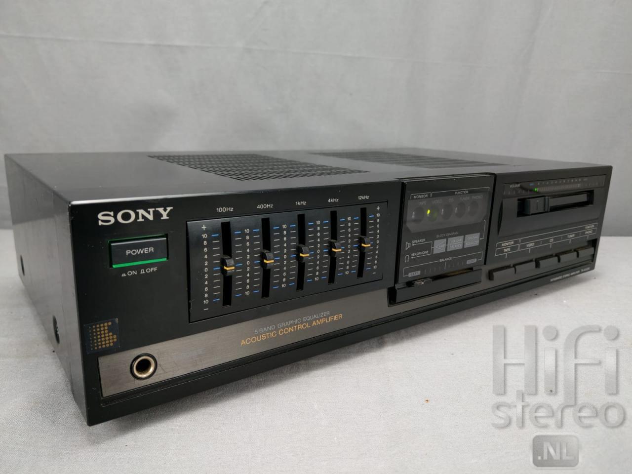 delicaat ontwerper documentaire Sony TA-AX230 versterker te koop op hifi stereo.nl